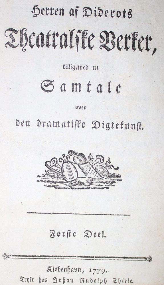 Große Abbildung Nr.1: 136-983 Diderot,(D.).: (Literatur und illustrierte Bücher bis 19.Jahrhundert)