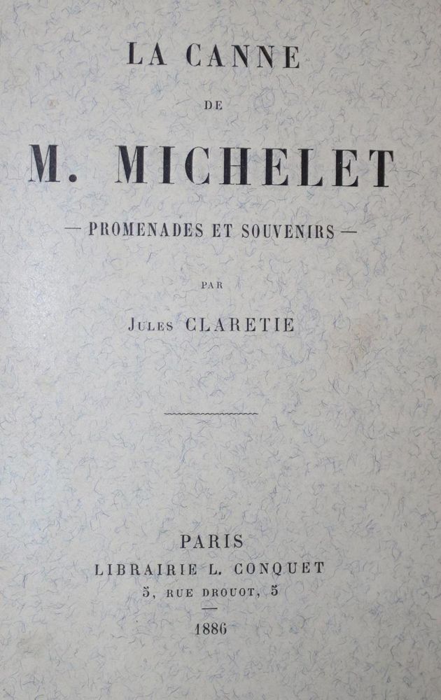 Große Abbildung Nr.1: 136-986 Claretie,J. (d.i. A.Arnaud).: (Einband)