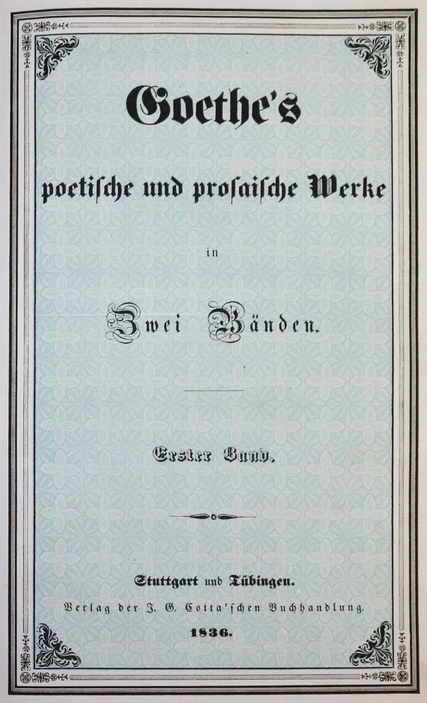 Große Abbildung Nr.2: 136-989 Goethe,J.W.v.: (Einband)