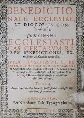Bild Nr.1: 136-10 (Andreas von Österreich).: (Alte Drucke, Handschriften und Theologie)