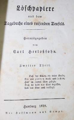 Bild Nr.1: 136-1038 Herloßsohn,K. (Hrsg.).: (Literatur und illustrierte Bücher bis 19.Jahrhundert)