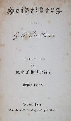 Bild Nr.1: 136-1046 James,G.P.R.: (Literatur und illustrierte Bücher bis 19.Jahrhundert)