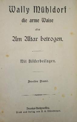 Bild Nr.1: 136-1055 Wally Mühldorf,: (Kolportage)