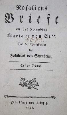 Bild Nr.1: 136-1073 (La Roche,S.v.).: (Literatur und illustrierte Bücher bis 19.Jahrhundert)