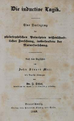 Bild Nr.1: 136-1097 Mill,J.St.: (Literatur und illustrierte Bücher bis 19.Jahrhundert)