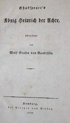Bild Nr.1: 136-1137 Shakespeare,W.: (Literatur und illustrierte Bücher bis 19.Jahrhundert)