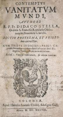 Bild Nr.1: 136-121 Estella,D.de.: (Alte Drucke, Handschriften und Theologie)