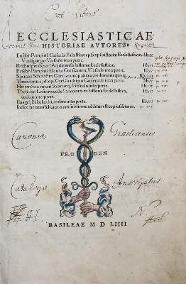Bild Nr.1: 136-122 Eusebius Caesariensis.: (Alte Drucke, Handschriften und Theologie)