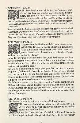 Bild Nr.2: 136-1228 Psalmen, Die.: (Ernst-Ludwig-Presse)