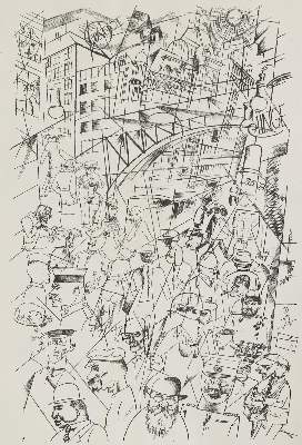 Bild Nr.1: 136-1254 Grosz,G.: (Literatur und illustrierte Bücher 20.Jahrhundert - Alte Literatur in modernen Ausgaben)