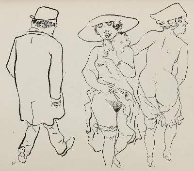 Bild Nr.4: 136-1254 Grosz,G.: (Literatur und illustrierte Bücher 20.Jahrhundert - Alte Literatur in modernen Ausgaben)
