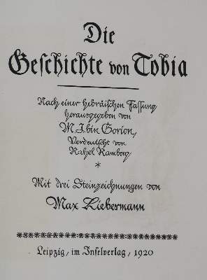 Bild Nr.2: 136-1290 Gorion,M.J. bin (Hrsg.).: (Liebermann)