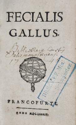 Bild Nr.1: 136-131 Fecialis Gallus.: (Alte Drucke, Handschriften und Theologie)
