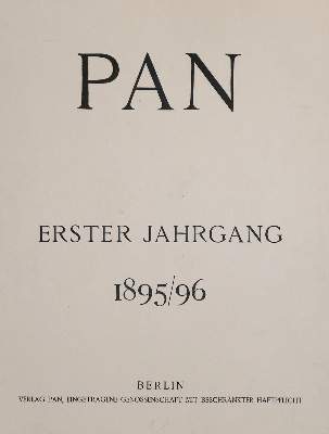 Bild Nr.4: 136-1323 Pan.: (Literatur und illustrierte Bücher 20.Jahrhundert - Alte Literatur in modernen Ausgaben)