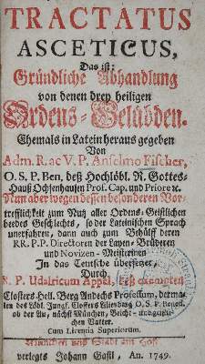 Bild Nr.1: 136-133 Fischer,A.: (Alte Drucke, Handschriften und Theologie)