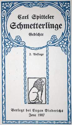 Bild Nr.1: 136-1363 Spitteler,C.: (Literatur und illustrierte Bücher 20.Jahrhundert - Alte Literatur in modernen Ausgaben)