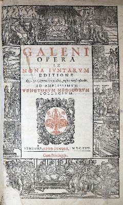 Bild Nr.1: 136-139 Galenus,C.: (Alte Drucke, Handschriften und Theologie)