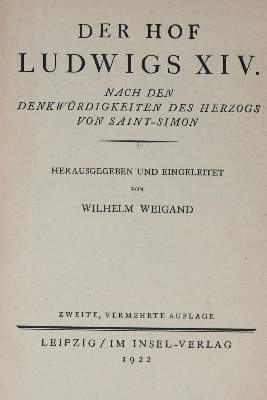 Bild Nr.1: 136-1393 Weigand,W.(Hrsg.).: (Literatur und illustrierte Bücher 20.Jahrhundert - Alte Literatur in modernen Ausgaben)