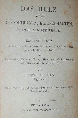 Bild Nr.1: 136-1416 Sykyta,W.: (Botanik, Holz)