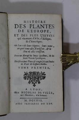 Bild Nr.1: 136-1417 Bauhin,C.: (Botanik, Kräuterbücher)