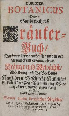 Bild Nr.1: 136-1419 (Müller,S.).: (Botanik, Kräuterbücher)