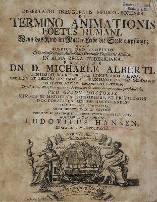Bild Nr.1: 136-1440 Alberti,M.: (Medizin)