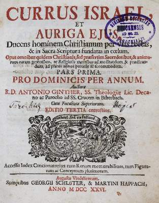 Bild Nr.2: 136-145 Ginther,A.: (Alte Drucke, Handschriften und Theologie)