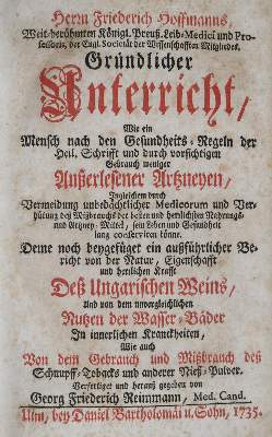 Bild Nr.1: 136-1467 Hoffmann,F.: (Medizin)