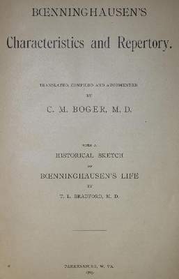 Bild Nr.21: 136-1468 Jahr,G.H.G.: (Medizin, Homöopathie)