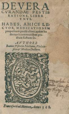 Bild Nr.1: 136-1494 Pistorius,J.: (Medizin, Pest)