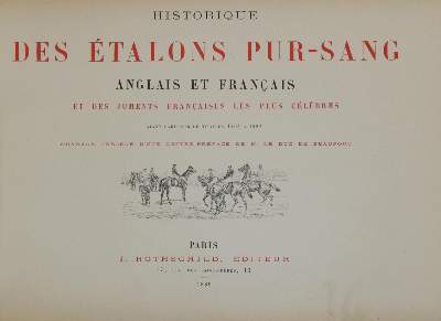 Bild Nr.1: 136-1555 Touchstone,S.F. (G. Des Farges).: (Zoologie, Pferde)