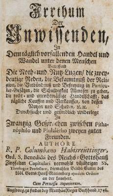 Bild Nr.3: 136-157 Habisreüttinger,C.: (Alte Drucke, Handschriften und Theologie)