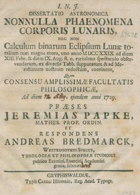 Bild Nr.1: 136-1590 Papke,J.: (Verschiedene Gebiete - Varia, Astronomie)