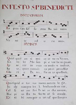 Bild Nr.1: 136-168 In Festo S.P. Benedicti.: (Handschriften)