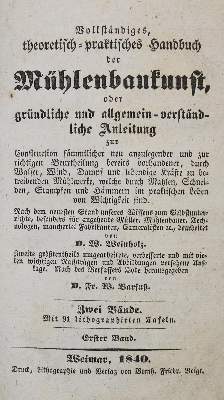 Bild Nr.1: 136-1686 Weinholz,W.: (Verschiedene Gebiete - Varia, Mühlen)