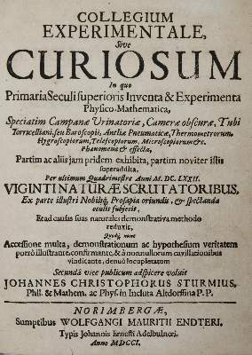 Bild Nr.1: 136-1714 Sturm,J.C.: (Verschiedene Gebiete - Varia)