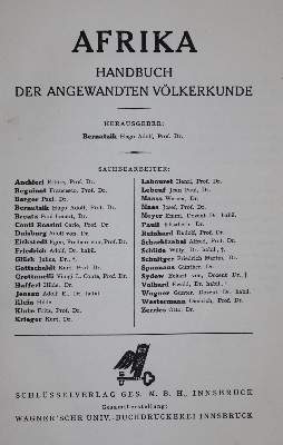 Bild Nr.2: 136-1740 Bernatzik,H. (Hrsg.).: (Afrika)