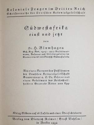 Bild Nr.1: 136-1741 Blumhagen,H.: (Afrika)