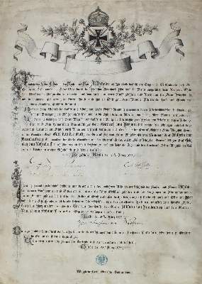 Bild Nr.1: 136-175 Urkunde: (Handschriften, Preußen)