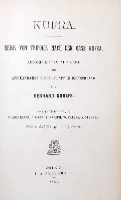 Bild Nr.1: 136-1763 Rohlfs,G.: (Afrika)