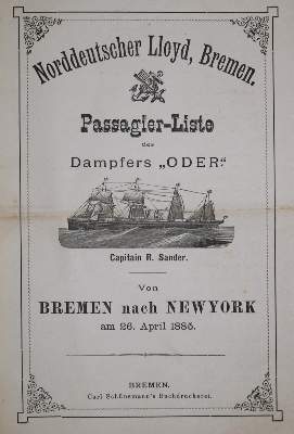 Bild Nr.1: 136-1779 Norddeutscher Lloyd.: (Amerika, Auswanderung)