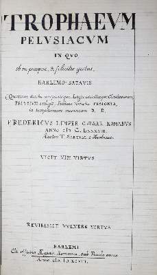 Bild Nr.1: 136-178 Schrevelius,T.: (Handschriften)