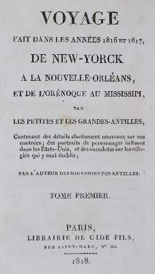 Bild Nr.1: 136-1800 Montlezun,(B.de).: (Amerika)