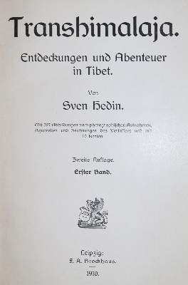 Bild Nr.1: 136-1828 Hedin,S.: (Asien)