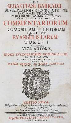 Bild Nr.1: 136-19 Barradas,S.: (Alte Drucke, Handschriften und Theologie)