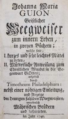 Bild Nr.1: 136-191 Timotheus Philadelphus (d.i. J.Kayser).: (Herrnhuter)