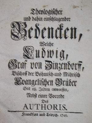 Bild Nr.1: 136-193 Zinzendorf,(N.L.)v.: (Herrnhuter)