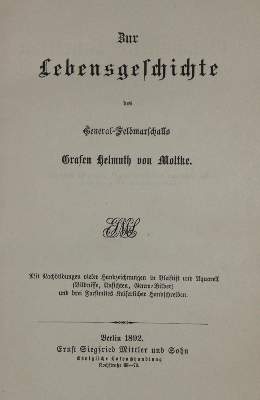 Bild Nr.1: 136-1933 Moltke,H.v.: (Deutschland)