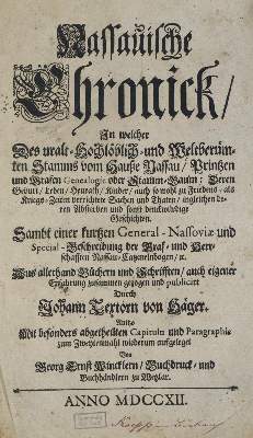 Bild Nr.1: 136-1939 Textor,J.: (Deutschland, Nassau)