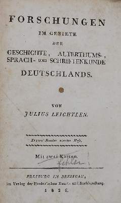 Bild Nr.1: 136-1970 Leichtlen,E.J.: (Deutschland, Schwaben)